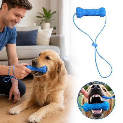 Dual-Action Dog Dental Chew & Brushing Aid