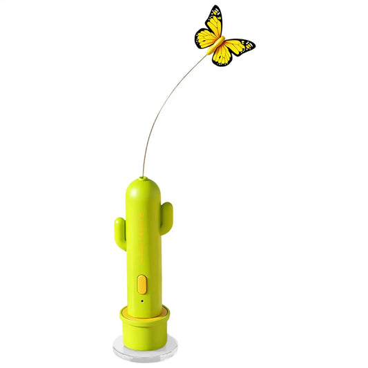 PounceSpin - 2-Mode Rechargeable Interactive Cat Toy