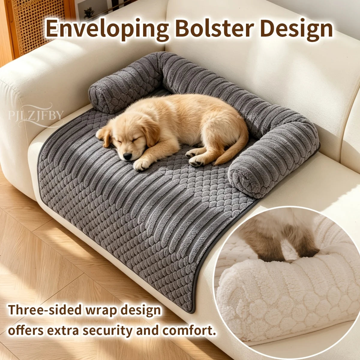 CouchGuard Plush Pet Sofa Bed