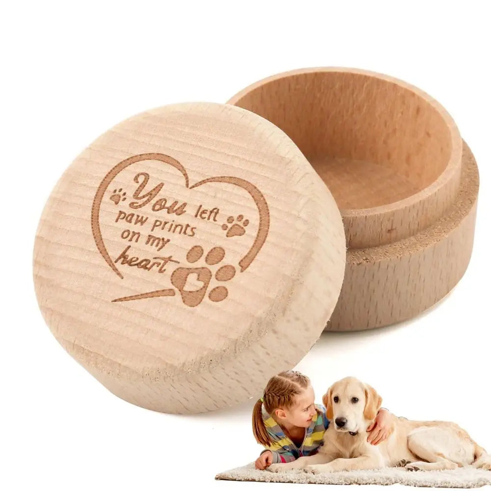 Mini Wooden Pet Memory Keepsake Box