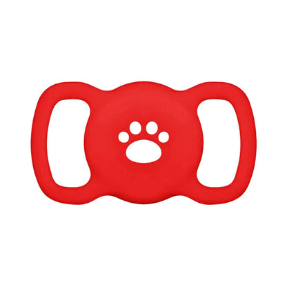 GlowPaw Silicone AirTag Holder for Cat & Dog Collars
