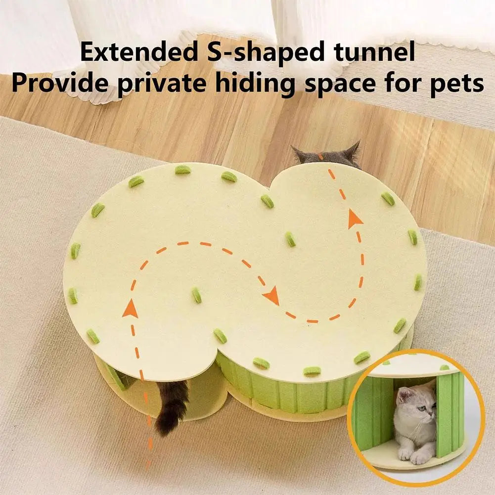 BurrowNest Cat Tunnel Bed
