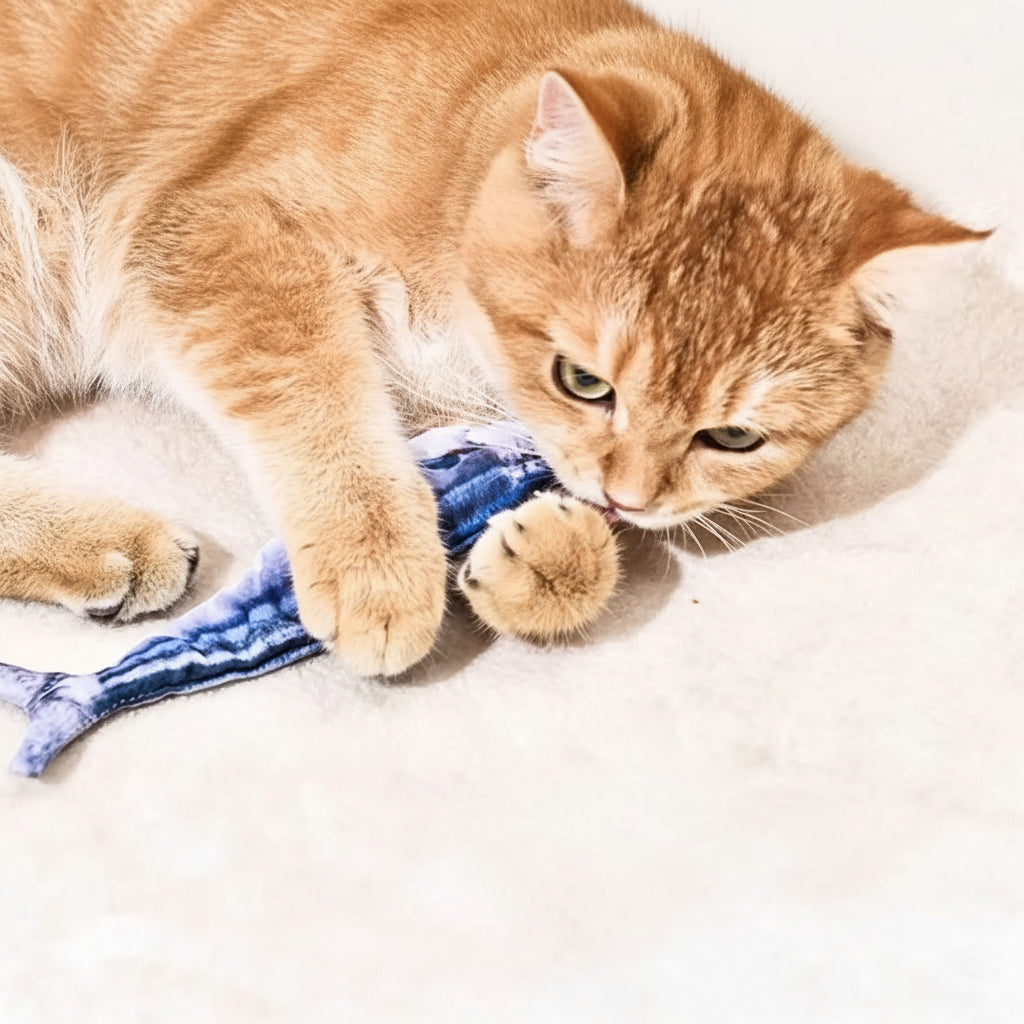 PounceFish Interactive Moving Cat Toy