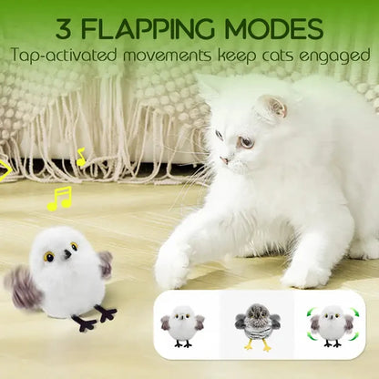 Flapping Bird - Interactive Bird-Shaped Cat Toy