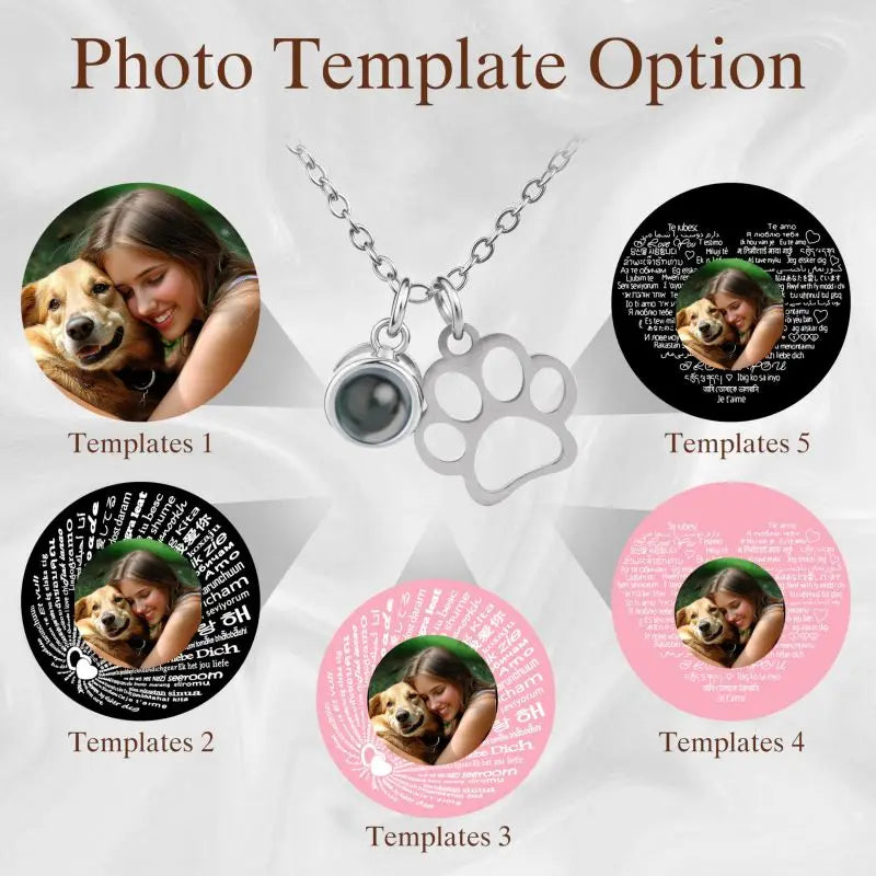 PawLight Custom Photo Pendant