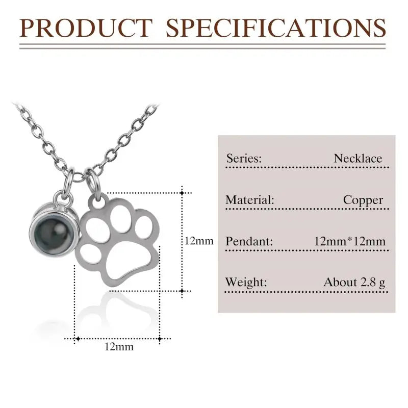 PawLight Custom Photo Pendant