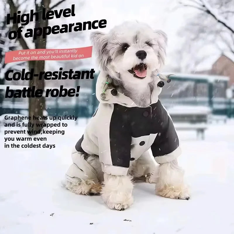 SnowCoat – Hooded Winter Dog Jacket 🧥❄️