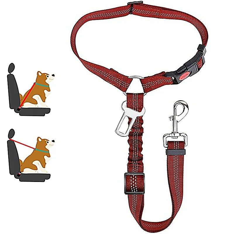 SafeRide 2-in-1 Pet Seat Belt Leash