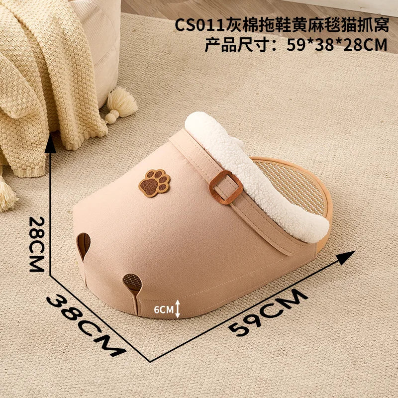 Shoe-Shaped Cat Scratcher & Lounger 👟🐱