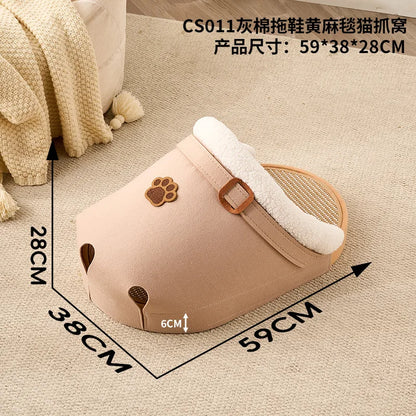 Shoe-Shaped Cat Scratcher & Lounger 👟🐱