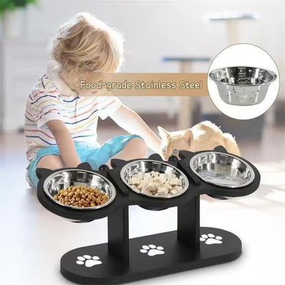PawsNest 3-Tier Elevated Pet Feeding Station