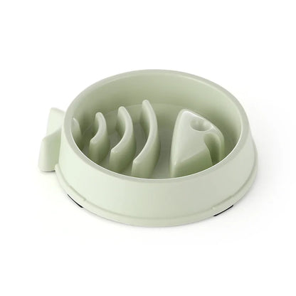 Pet Slow Feeding Bowl - Anti-Choking, Non-Slip Bowl for Cats & Dogs