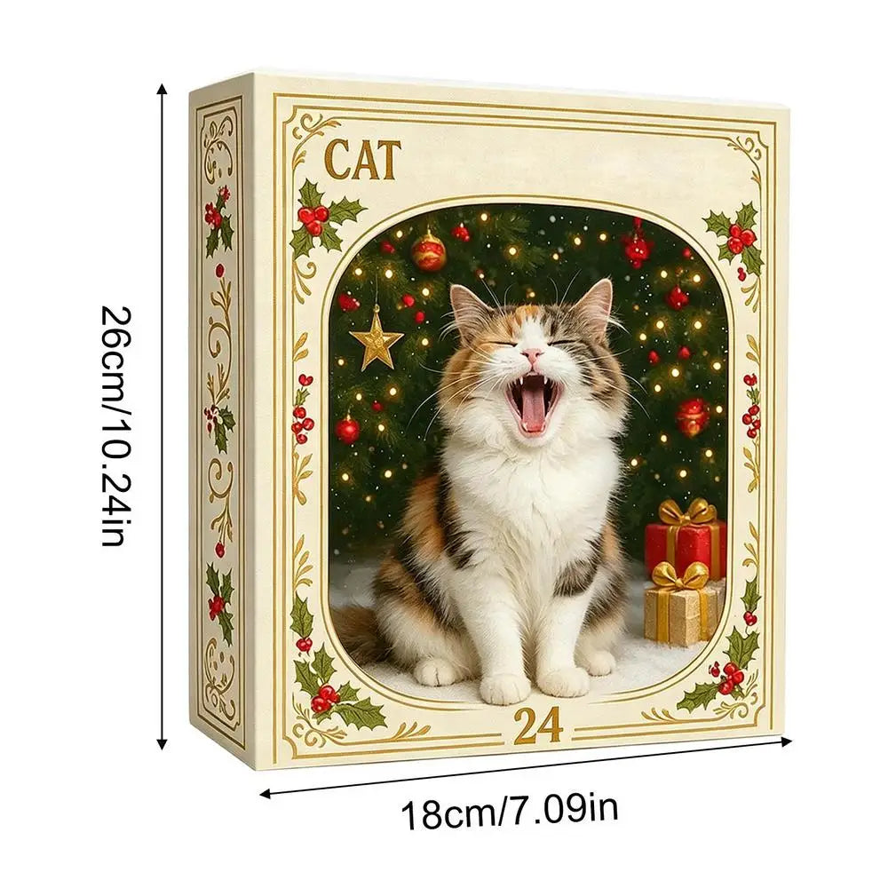 24-Day Cat Christmas Countdown Calendar 🎄🐱