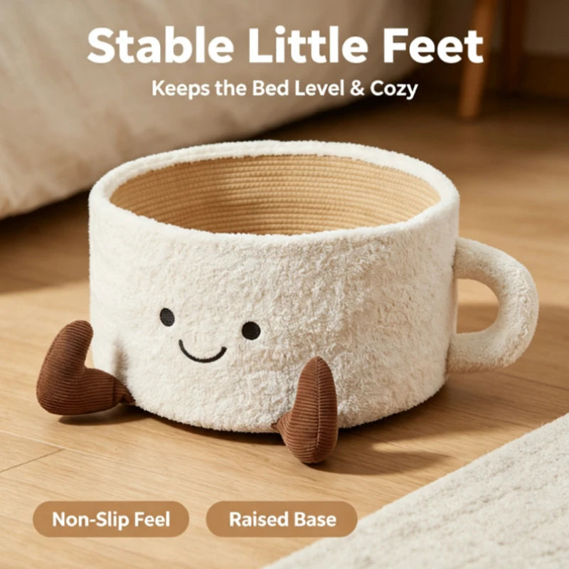 Coffee Cup Cosy Pet Bed
