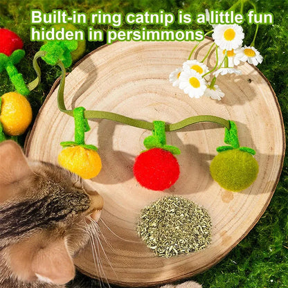 DangleVine – Hanging Catnip Ball Toy 🍅🔔