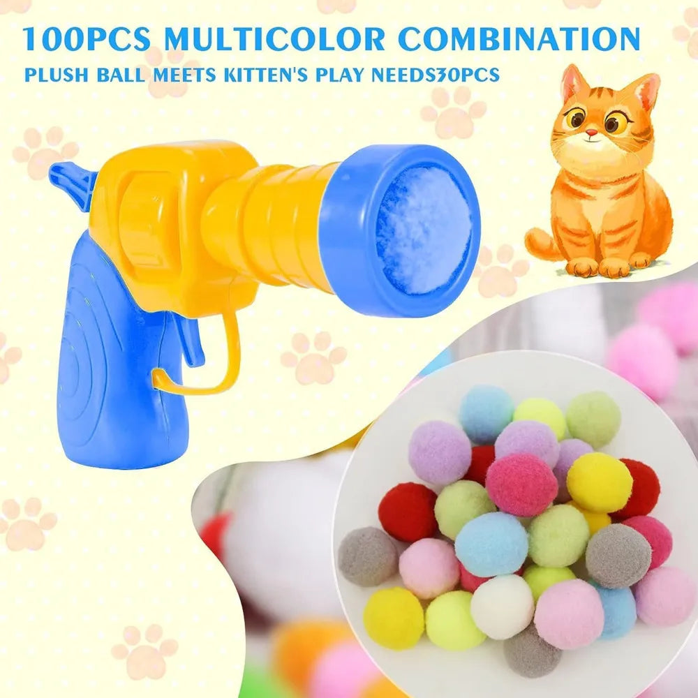 Plush Ball Launcher Toy