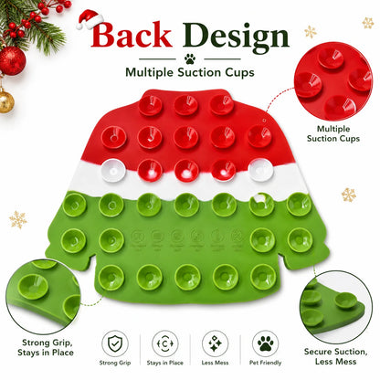 Festive Pet Lick & Treat Mat