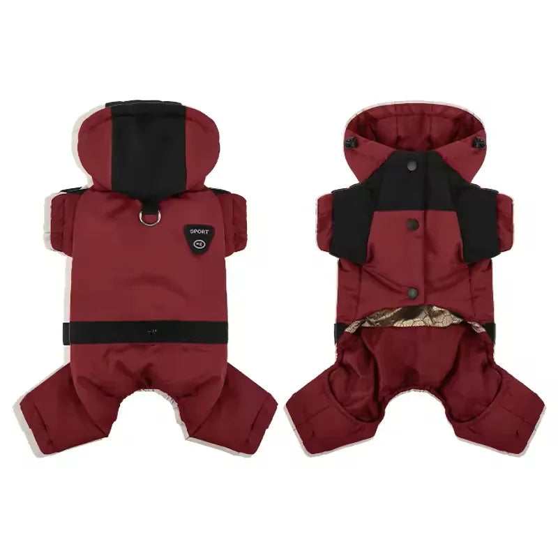 SnowCoat – Hooded Winter Dog Jacket 🧥❄️