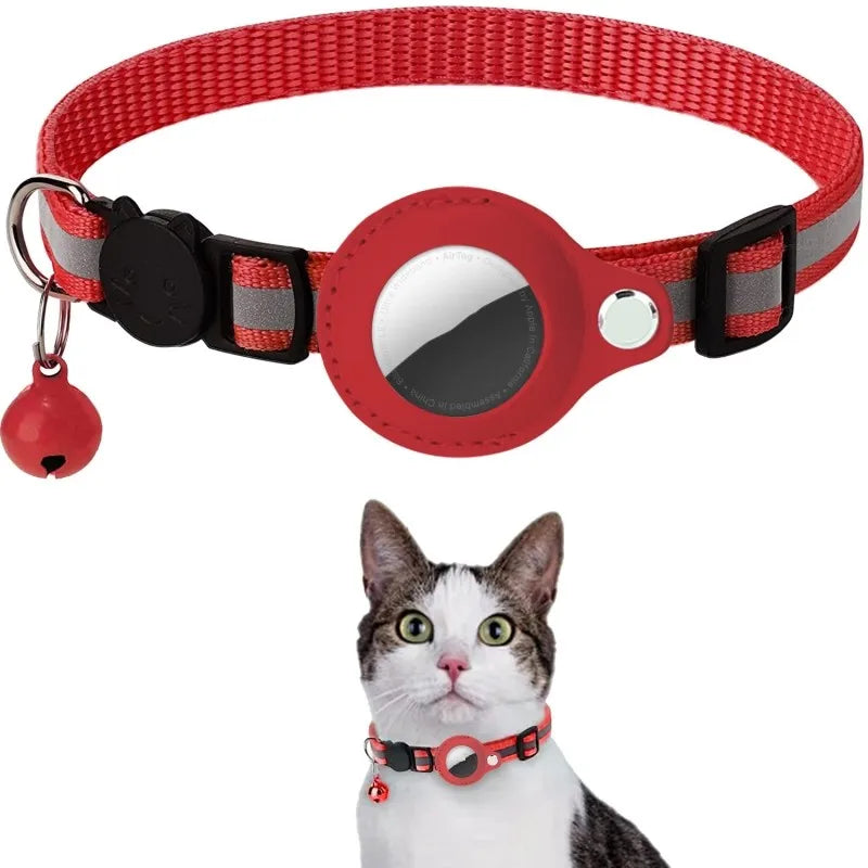 Reflective AirTag Case - Protective Collar for Dogs & Cats