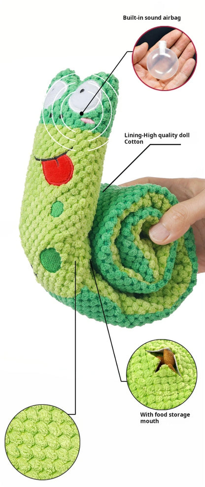 Snail Squeak & Snack Interactive Dog Toy