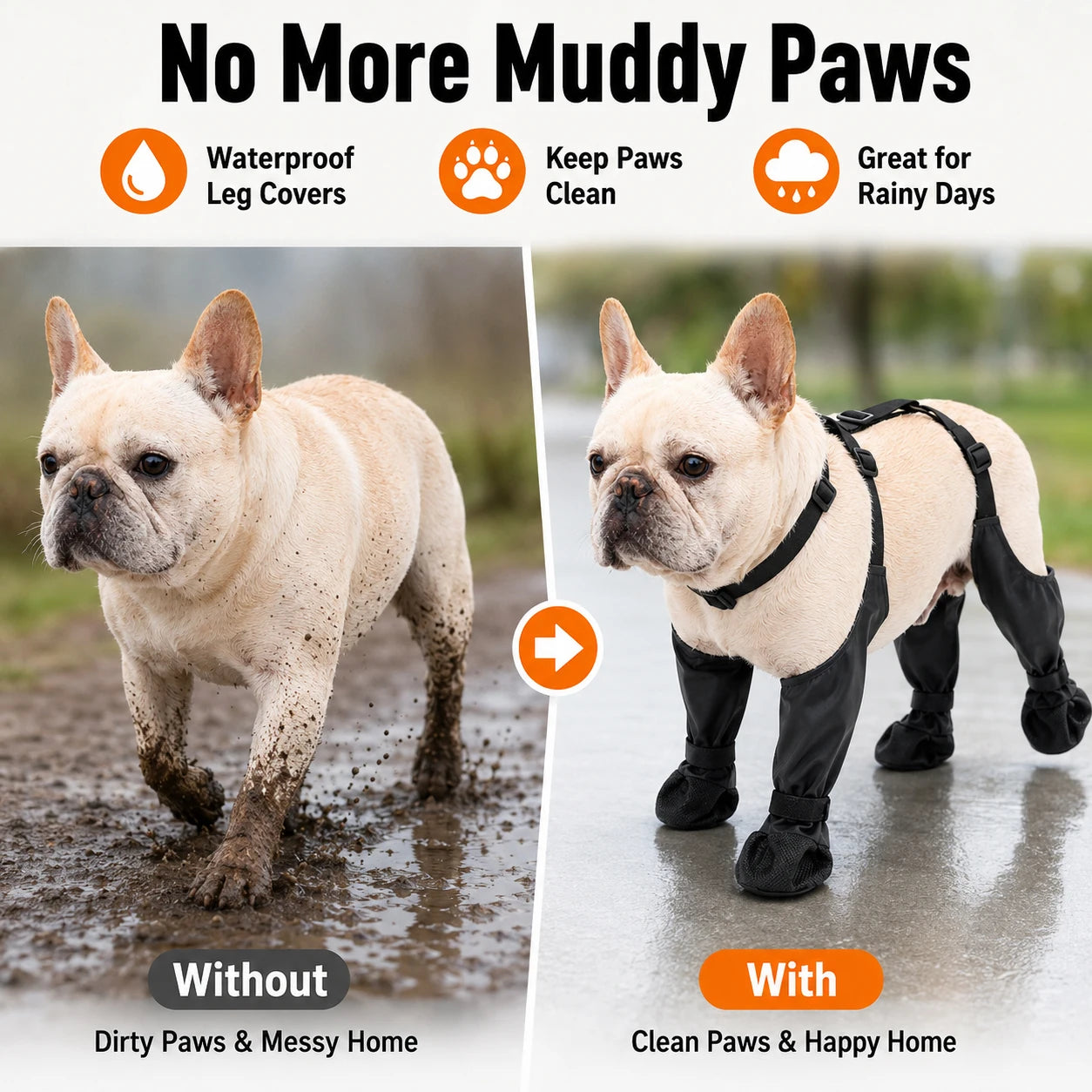 PawGuard Waterproof Dog Boots