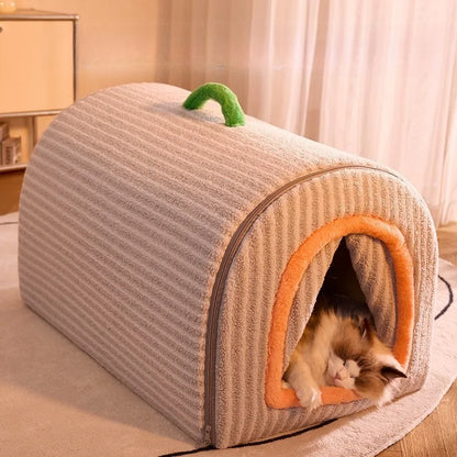 SnugNest Cozy Pet House Bed