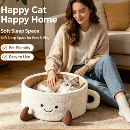 Coffee Cup Cosy Pet Bed