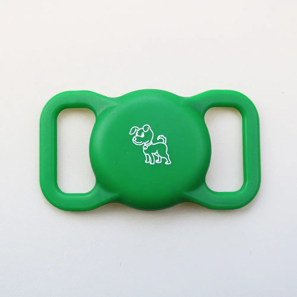 GlowPaw Silicone AirTag Holder for Cat & Dog Collars
