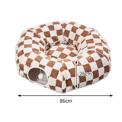 3-in-1 Cosy Pet Tunnel Bed