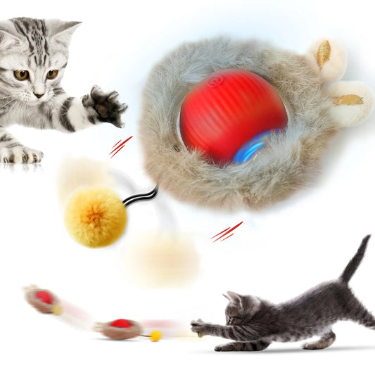 PurrRoll Smart Interactive Cat Toy Ball