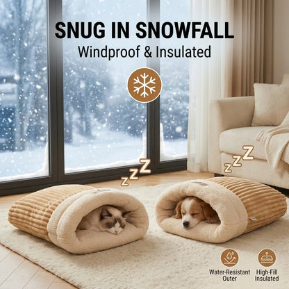 TuckIn Hooded Pet Sleeping Bag