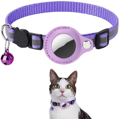 Reflective AirTag Case - Protective Collar for Dogs & Cats