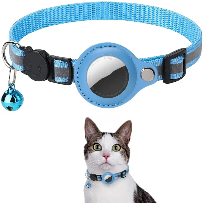 Reflective AirTag Case - Protective Collar for Dogs & Cats