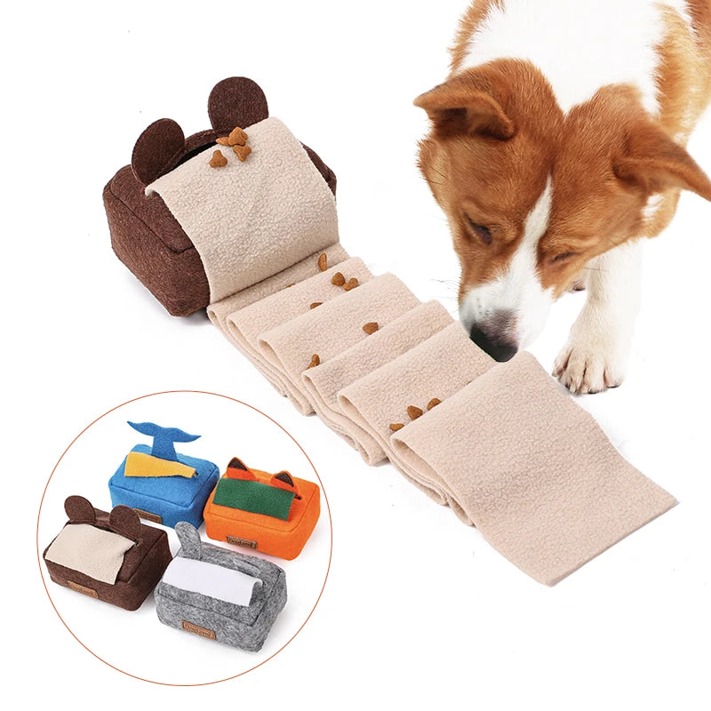 Interactive Snuffle Puzzle Toy – Treat Dispenser & Nosework Training Toy