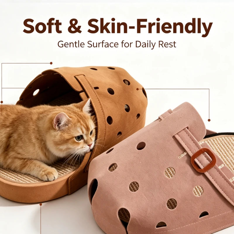 Shoe-Shaped Cat Scratcher & Lounger 👟🐱