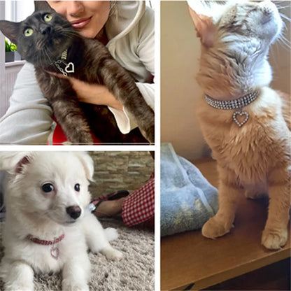 Elegant Rhinestone Pet Collar