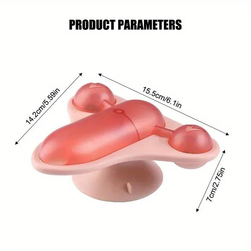 SpinChase Cat Teaser Toy – Spinning Aircraft Treat Dispenser for Cats