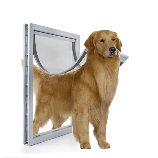 Insulated Pet Door with Flame