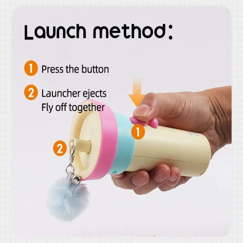 PouncePro Automatic Cat Teaser Launcher Toy