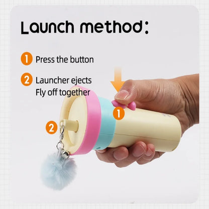 PouncePro Automatic Cat Teaser Launcher Toy
