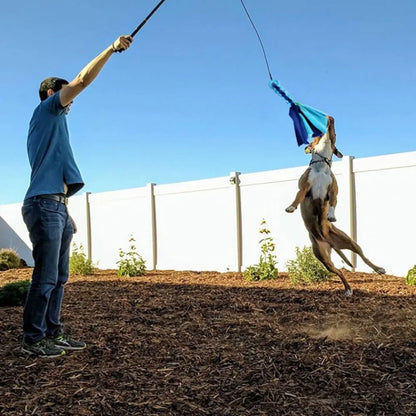 ChaseFlex – Retractable Flirt Pole & Interactive Dog Training Toy
