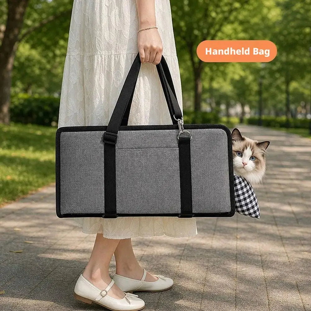 CozyRide – Console Pet Car Seat 🐶🚗
