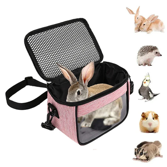 Inclined Shoulder Carrier for Rabbits, Hamsters, Hedgehogs & Ferrets