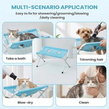Foldable Pet Grooming Restraint Hammock