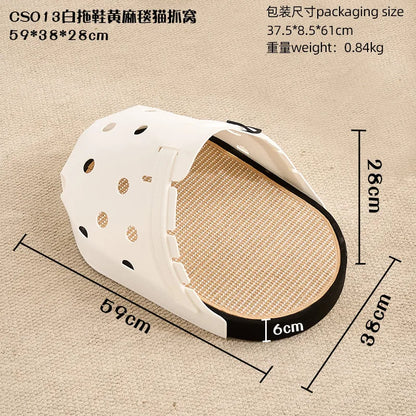 Shoe-Shaped Cat Scratcher & Lounger 👟🐱
