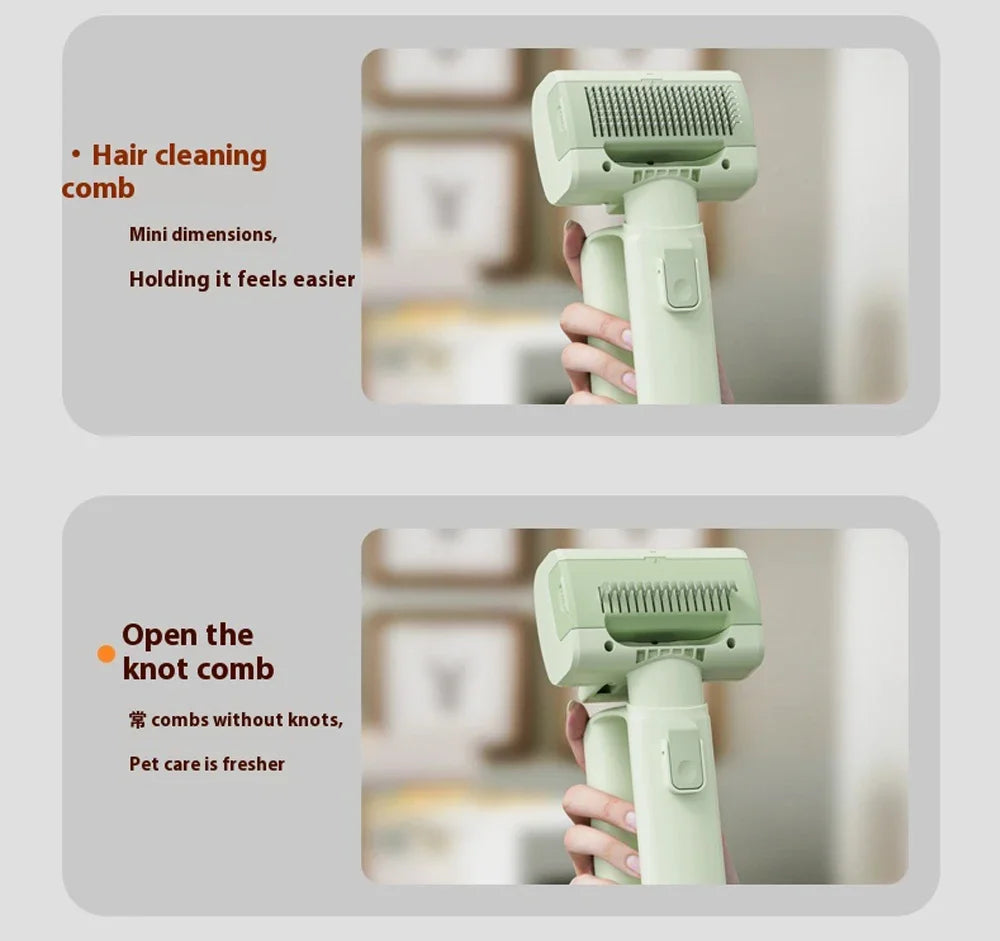 FurEase – 5-in-1 Pet Grooming Vacuum Kit