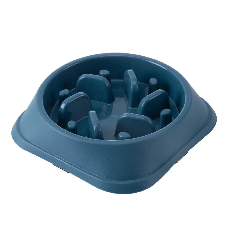 Pet Slow Feeding Bowl - Anti-Choking, Non-Slip Bowl for Cats & Dogs