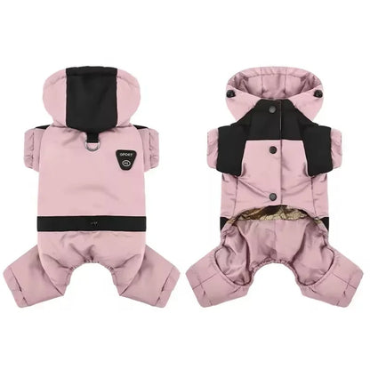 SnowCoat – Hooded Winter Dog Jacket 🧥❄️