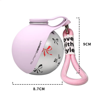 HydraPaw 2-in-1 Stainless Steel Pet Water Bottle Bowl | Portable Leak-Proof Dog Travel Kettle