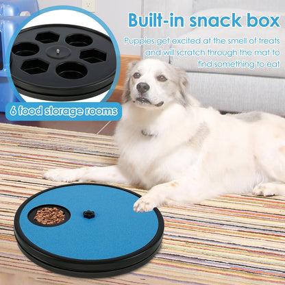 Rotating Pet Nail Scratcher & Treat Board for Dogs & Cats